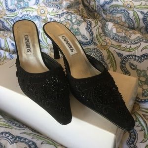 Black dress up comfortable shoes